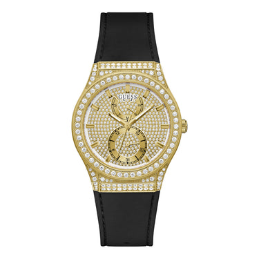 Guess Damen Multifunktionsuhr Princess schwarz/goldfarben GW0439L2 39 mm